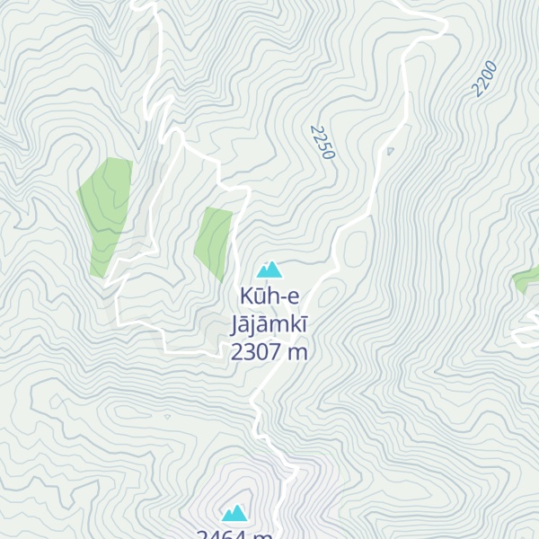 Map of Kūh-e Jājāmkī