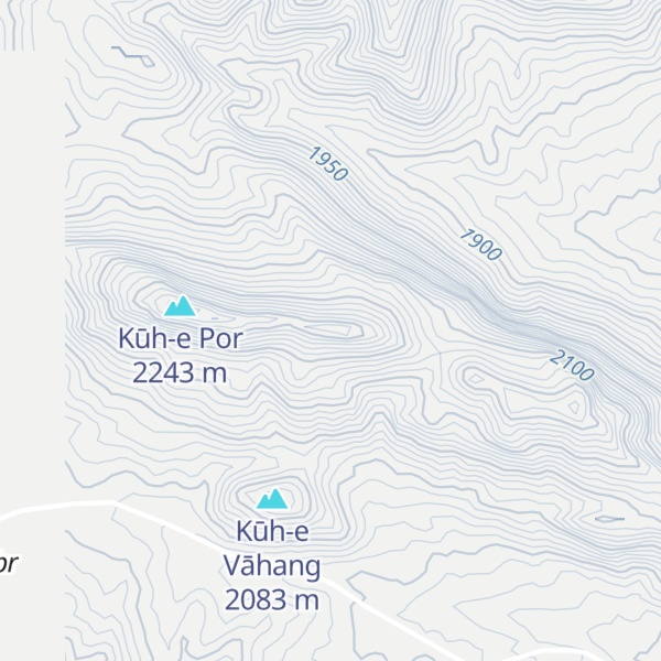 Map of Kūh-e Jannat Dowqān