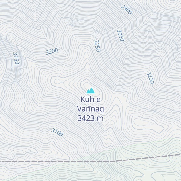 Map of Kūh-e Varīnag