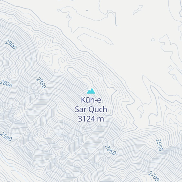 Map of Kūh-e Sar Qūch