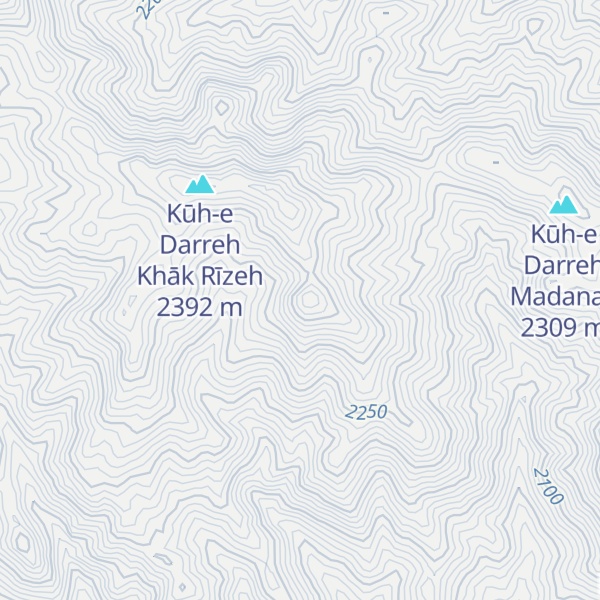 Map of Kūh-e Darreh Ālūcheh