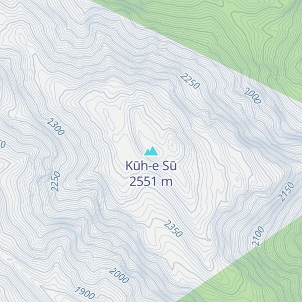 Map of Kūh-e Sū
