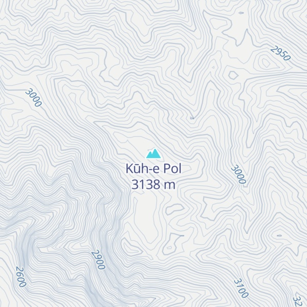 Map of Kūh-e Pol