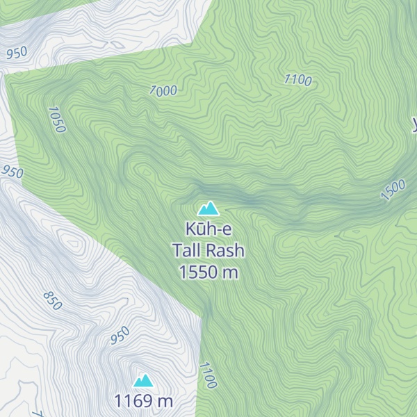 Map of Kūh-e Tall Rash