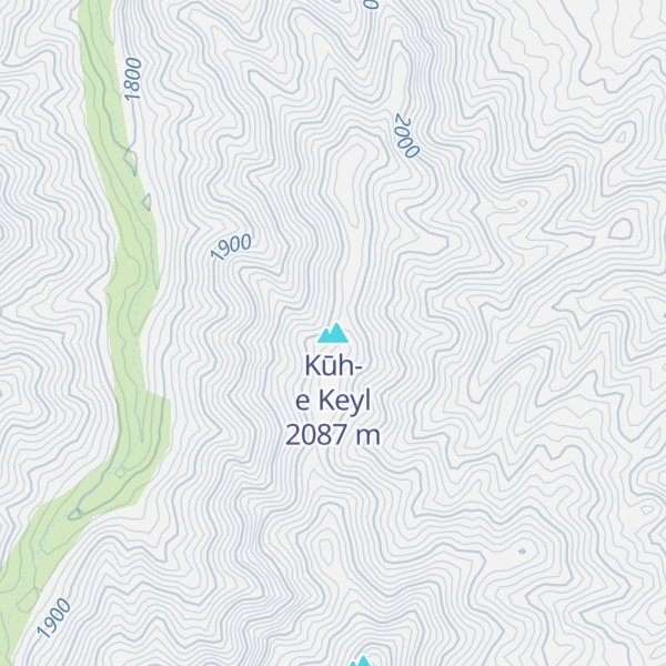 Map of Kūh-e Keyl