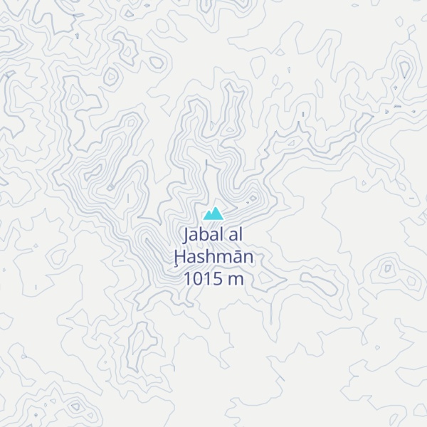 Map of Jabal al Ḩashmān