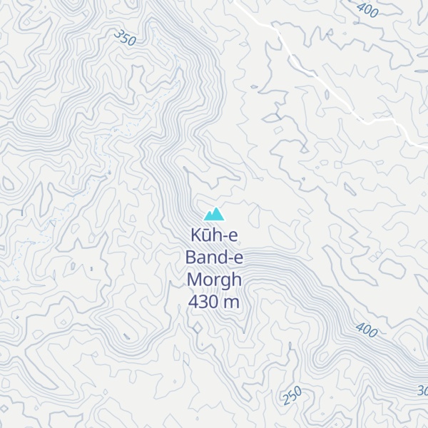 Map of Kūh-e Band-e Morgh