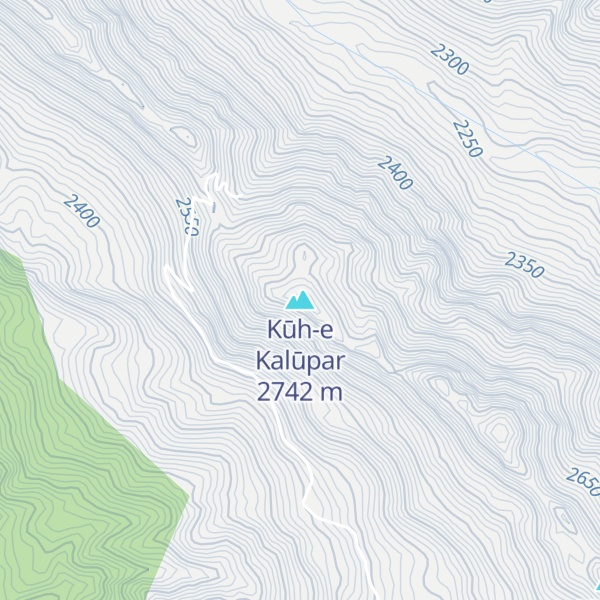 Map of Kūh-e Kalūpar