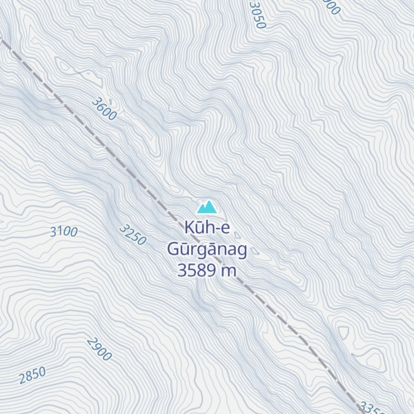 Map of Kūh-e Gūrgānag