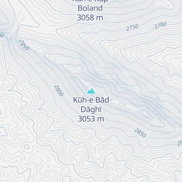 Map of Kūh-e Bād Dāghī