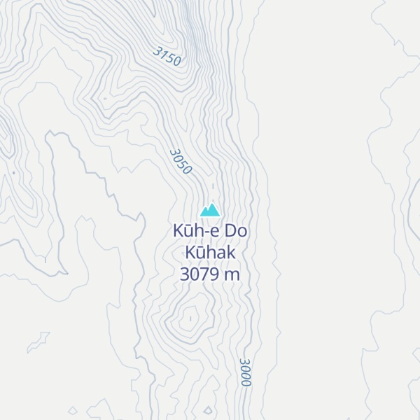 Map of Kūh-e Do Kūhak