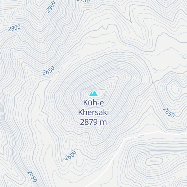Map of Kūh-e Khersakī