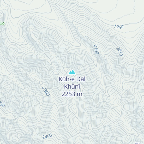 Map of Kūh-e Dāl Khūnī