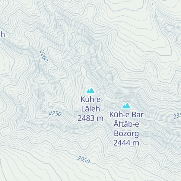 Map of Kūh-e Lāleh