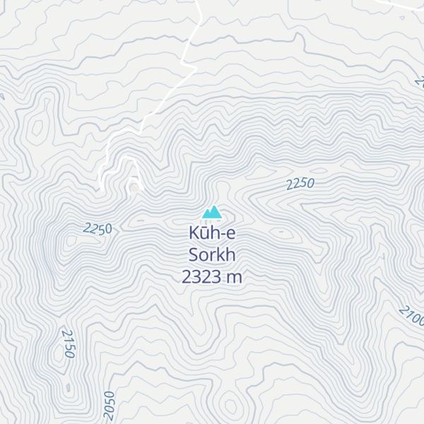 Map of Kūh-e Sorkh