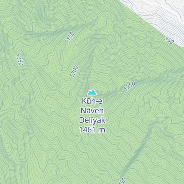 Map of Kūh-e Nāveh Delīyak