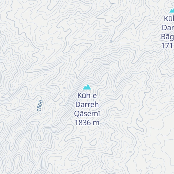 Map of Kūh-e Darreh Qāsemī