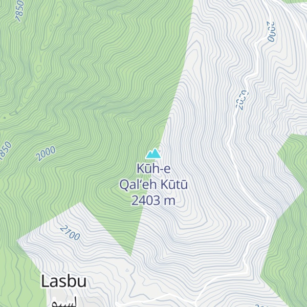 Map of Kūh-e Qal‘eh Kūtū