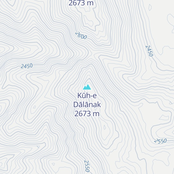 Map of Kūh-e Dālānak
