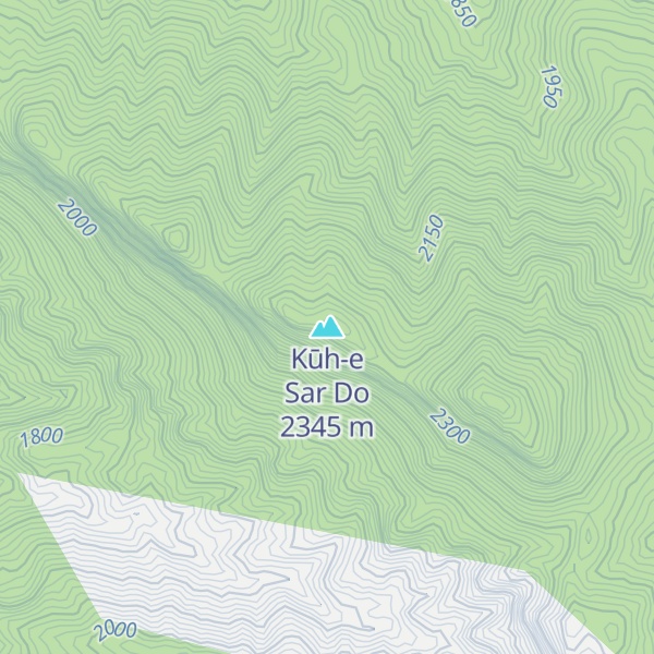 Map of Kūh-e Sar Do