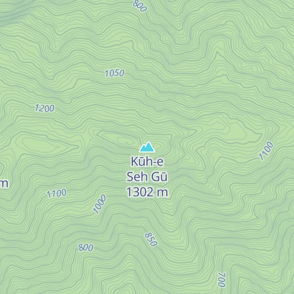 Map of Kūh-e Seh Gū