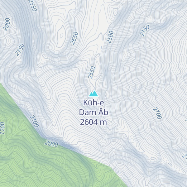 Map of Kūh-e Dam Āb