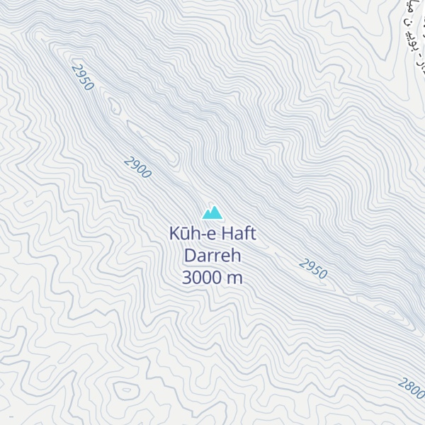 Map of Kūh-e Haft Darreh