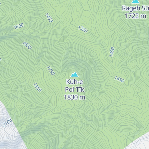 Map of Kūh-e Pol Tīk