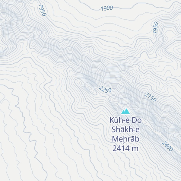Map of Do Shakh-e Mehrab