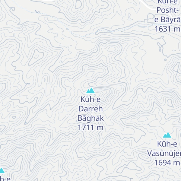 Map of Kūh-e Darreh Bāghak