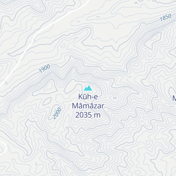 Map of Kūh-e Māmāzar
