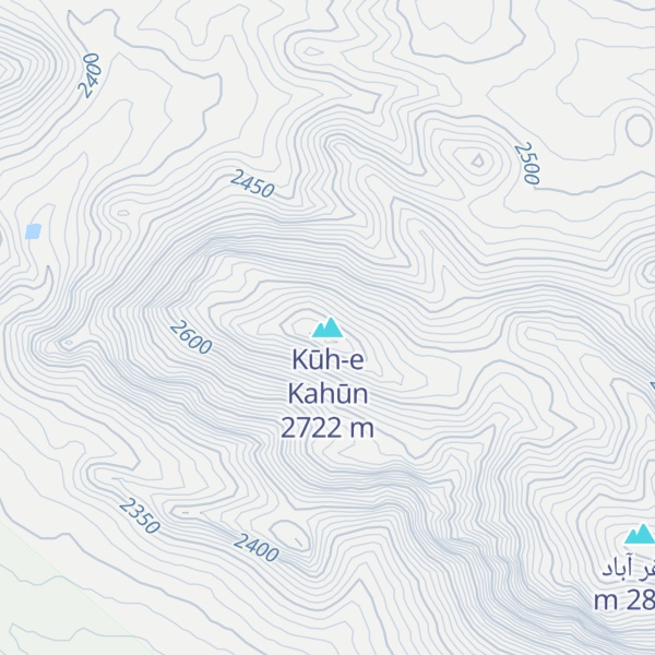 Map of Kūh-e Kahūn