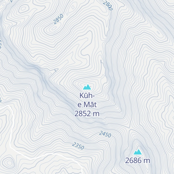 Map of Kūh-e Māt
