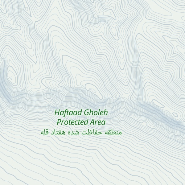 Map of Kūh-e Haftād Qolleh