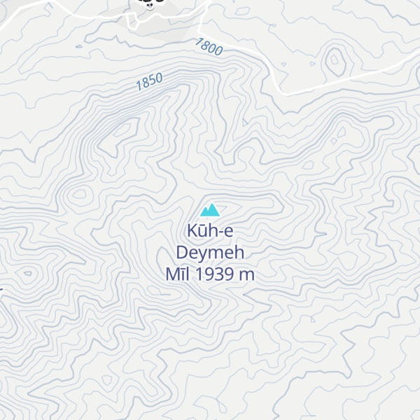 Map of Kūh-e Deymeh Mīl