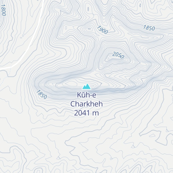 Map of Kūh-e Charkheh