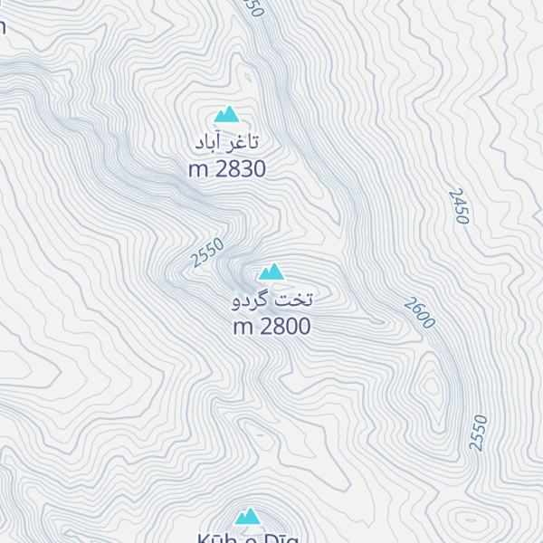 Map of تخت گردو