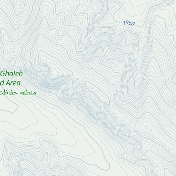 Map of Kūh-e Bar Āftāb-e Yūrtā