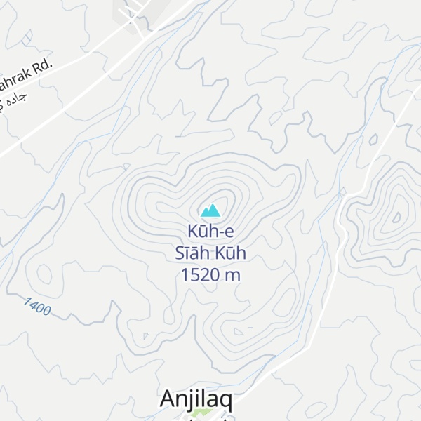 Map of Kūh-e Sīāh Kūh