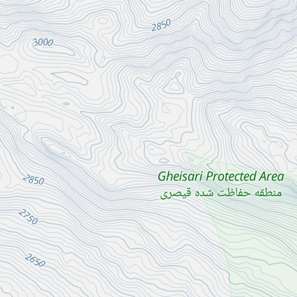 Map of Kūh-e Gīlās