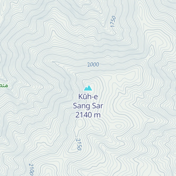 Map of Kūh-e Sang Sar