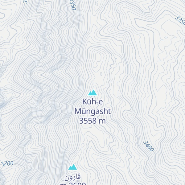 Map of Kūh-e Mūngasht