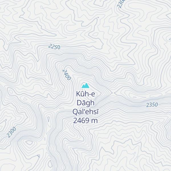 Map of Kūh-e Dāgh Qal‘ehsī