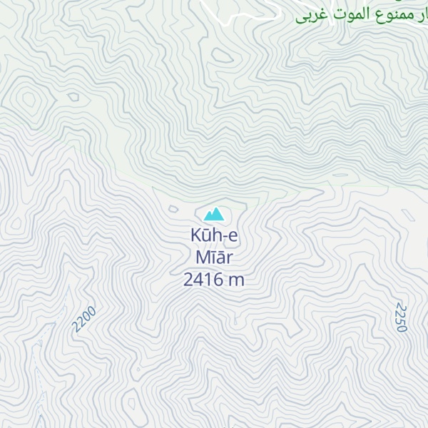 Map of Kūh-e Mīār