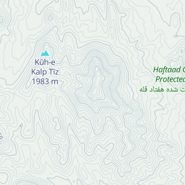 Map of Kūh-e Kalp Oshtor Kesh