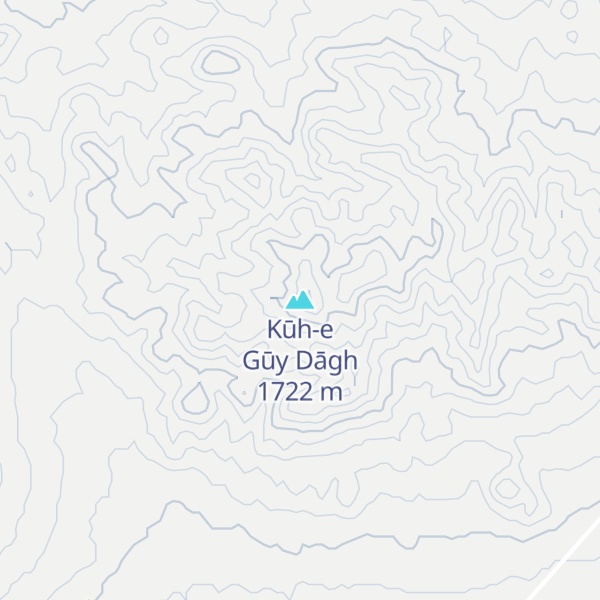 Map of Kūh-e Gūy Dāgh