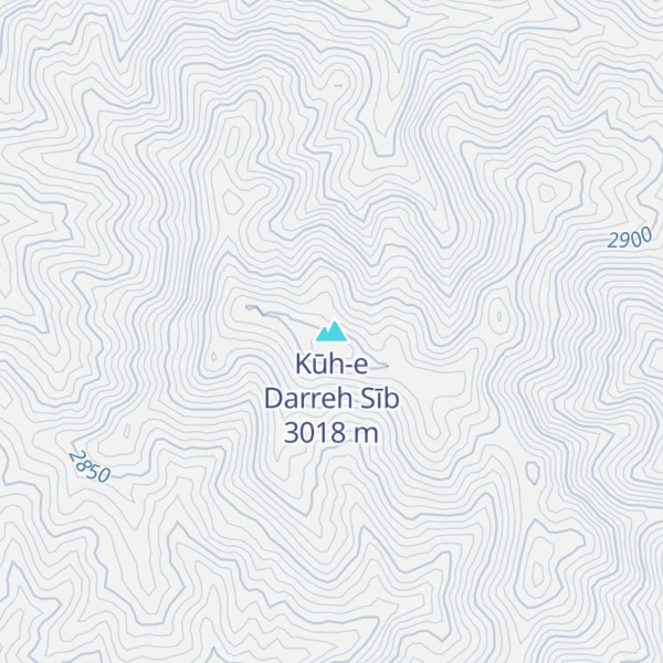 Map of Kūh-e Darreh Sīb