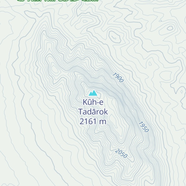 Map of Kūh-e Tadārok
