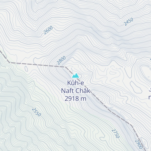 Map of Kūh-e Naft Chāk