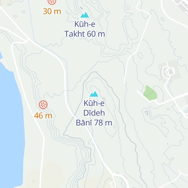 Map of Kūh-e Dīdeh Bānī